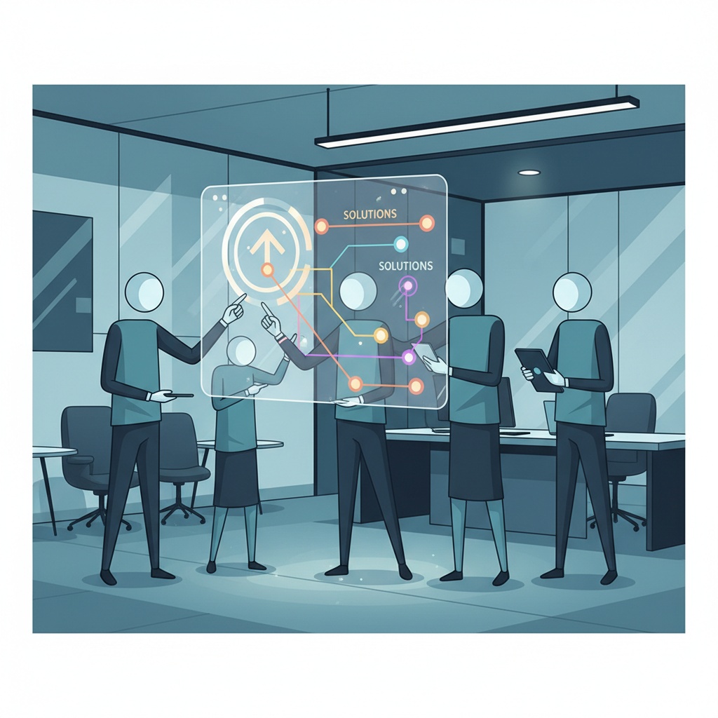Embedded finance integration illustration
